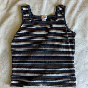 One step up Stretch tank top size medium unique material and pattern